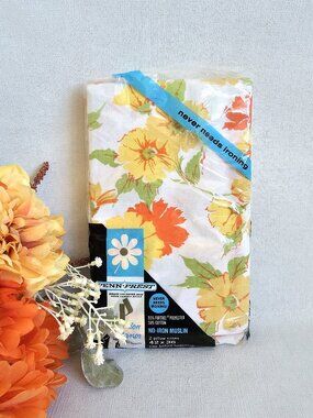 Penn-Prest Fashion Manor Double Flat Floral Sheet and Matching Pillowcases